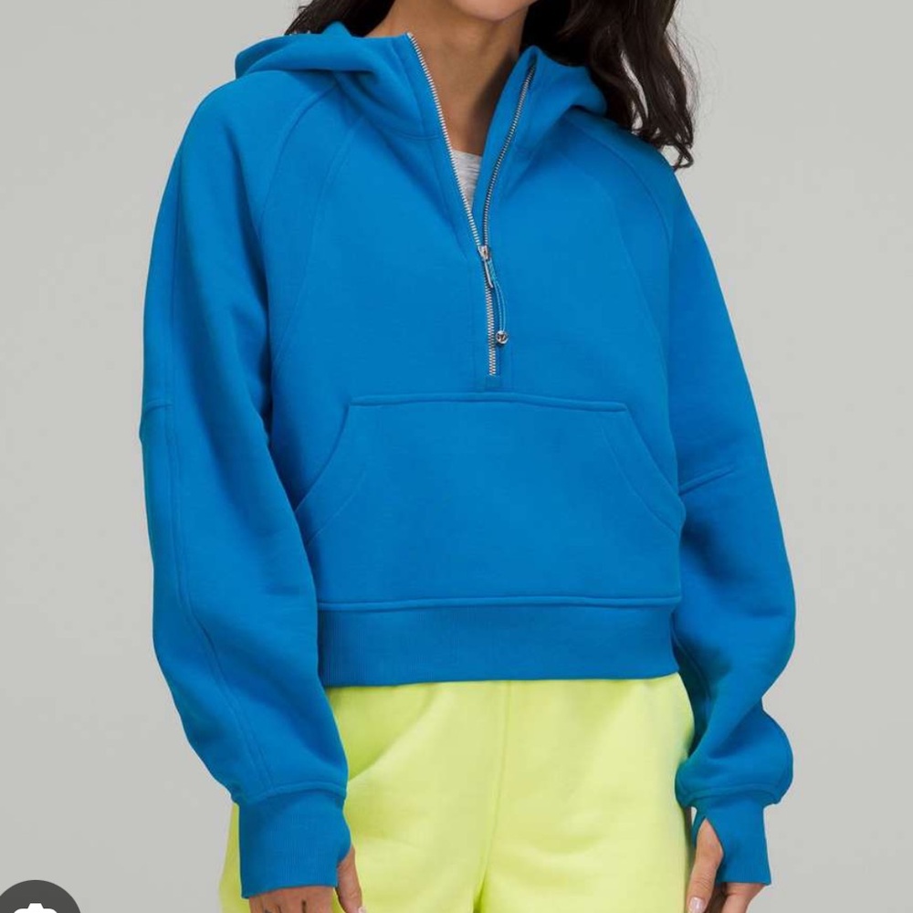 Lululemon Scuba Oversized Half-Zip Hoodie - Poolside